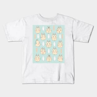 #007 - Alien pattern Kids T-Shirt